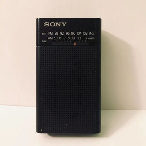 Sony ICF P26 Portable AM  FM Radio Damaged Antenna